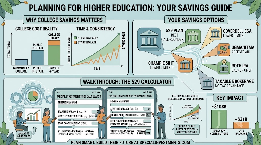 Saving for Your Child's College: Start Early and Use 529 Plans